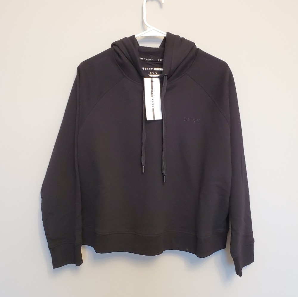 NWT DKNY Sport Oversized Black Hoodie Medium